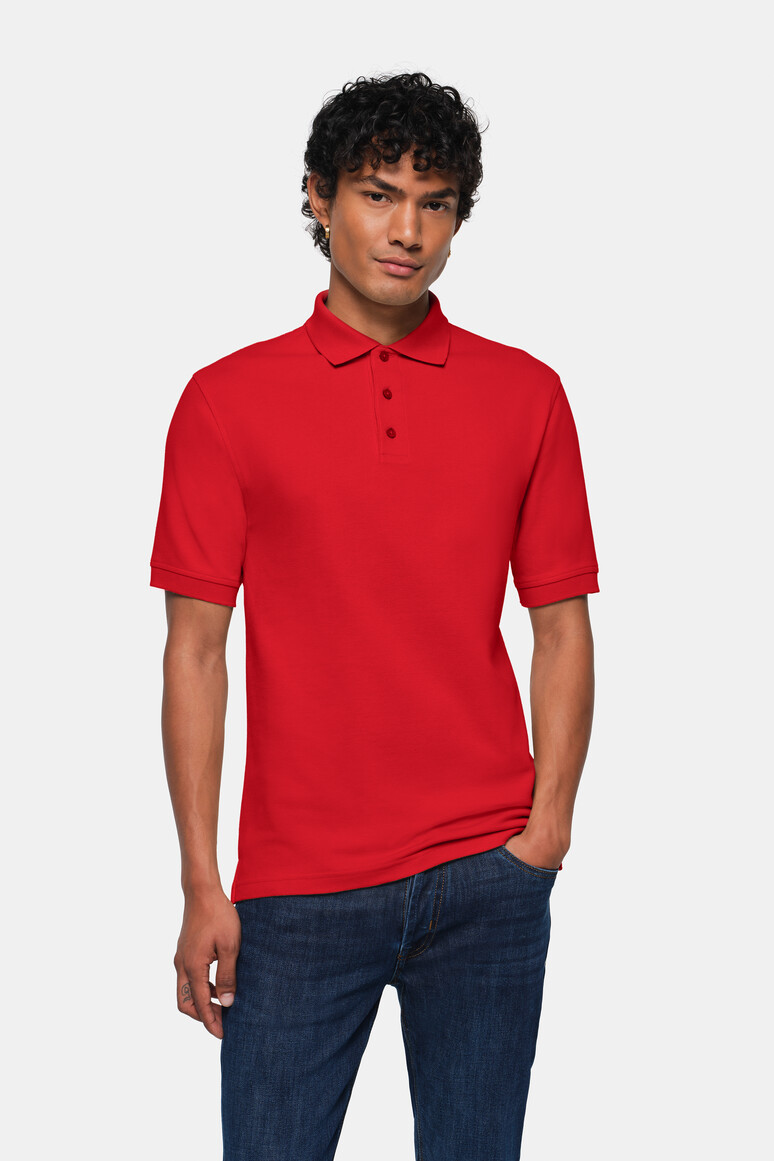HAKRO 800 Poloshirt Top in Rot, Größe S HAKRO 800 Poloshirt Top in Rot, Größe S