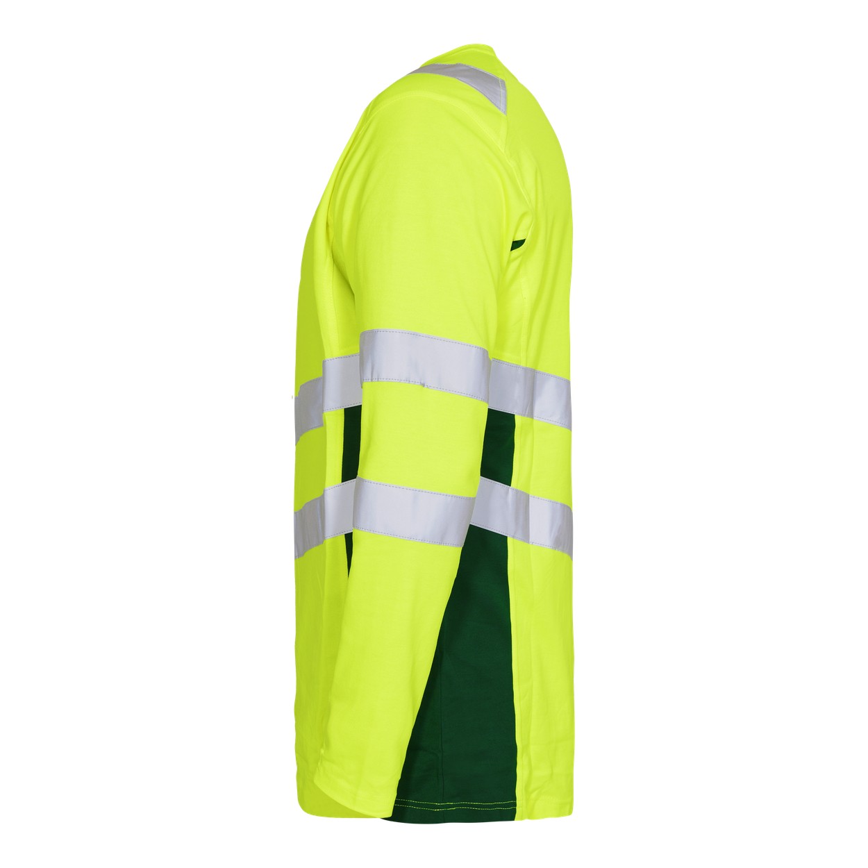 ENGEL Safety Langarm-Shirt in Gelb/Grün, Größe XS