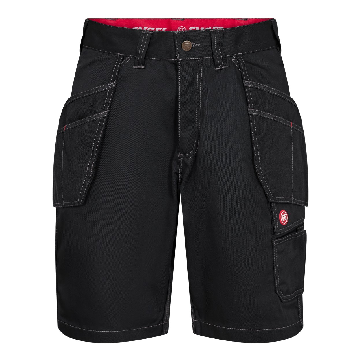 ENGEL Combat Arbeitsshorts mit Holstertaschen in Schwarz, Größe 54