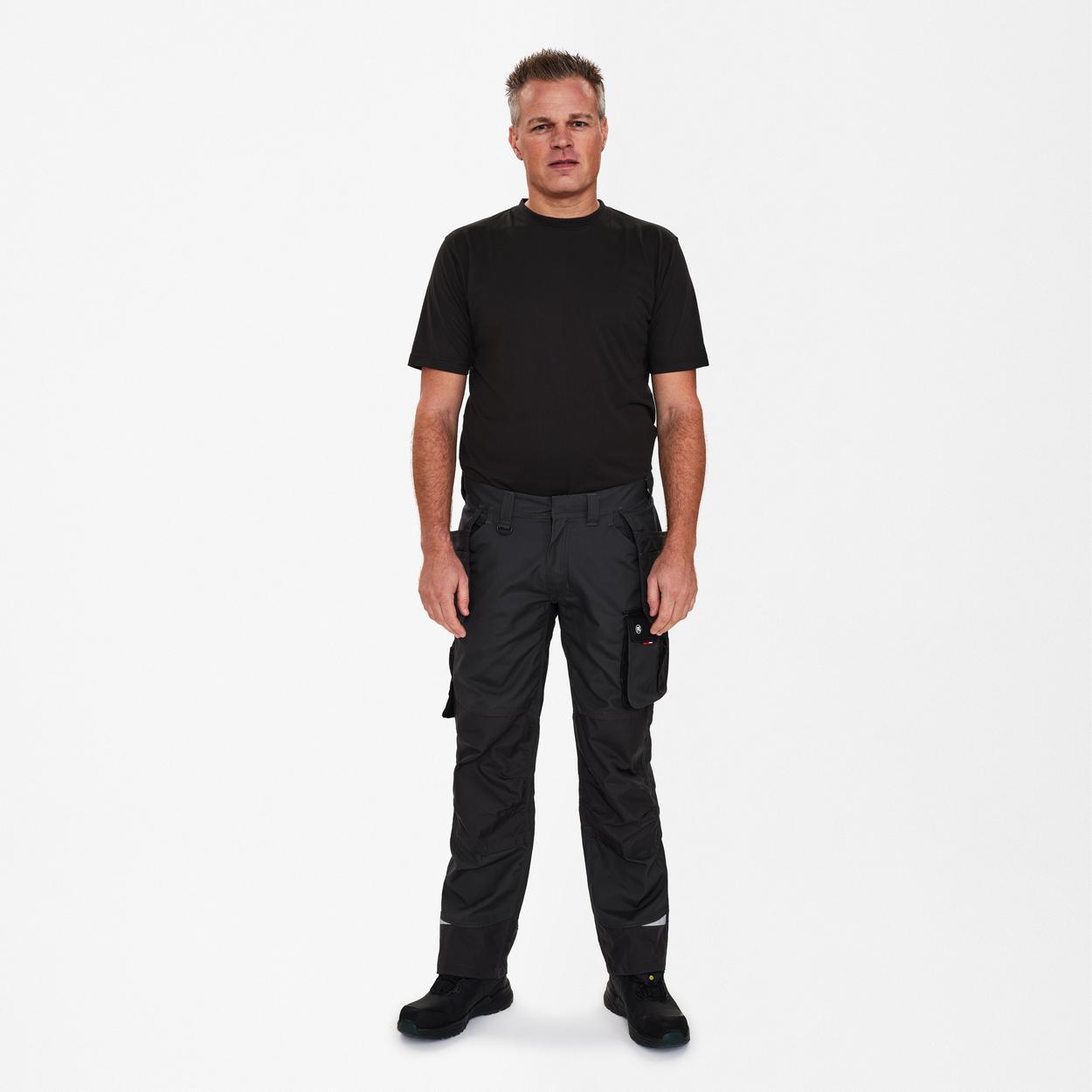 ENGEL Galaxy Arbeitshose mit Holstertaschen in Anthrazitgrau/Schwarz, Größe 106