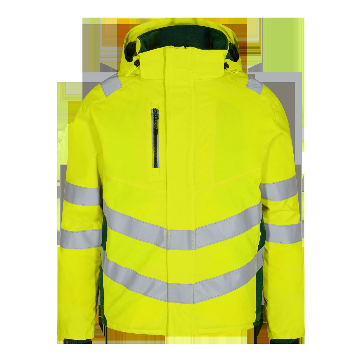 ENGEL Safety Winterjacke in Gelb/Grün, Größe XS