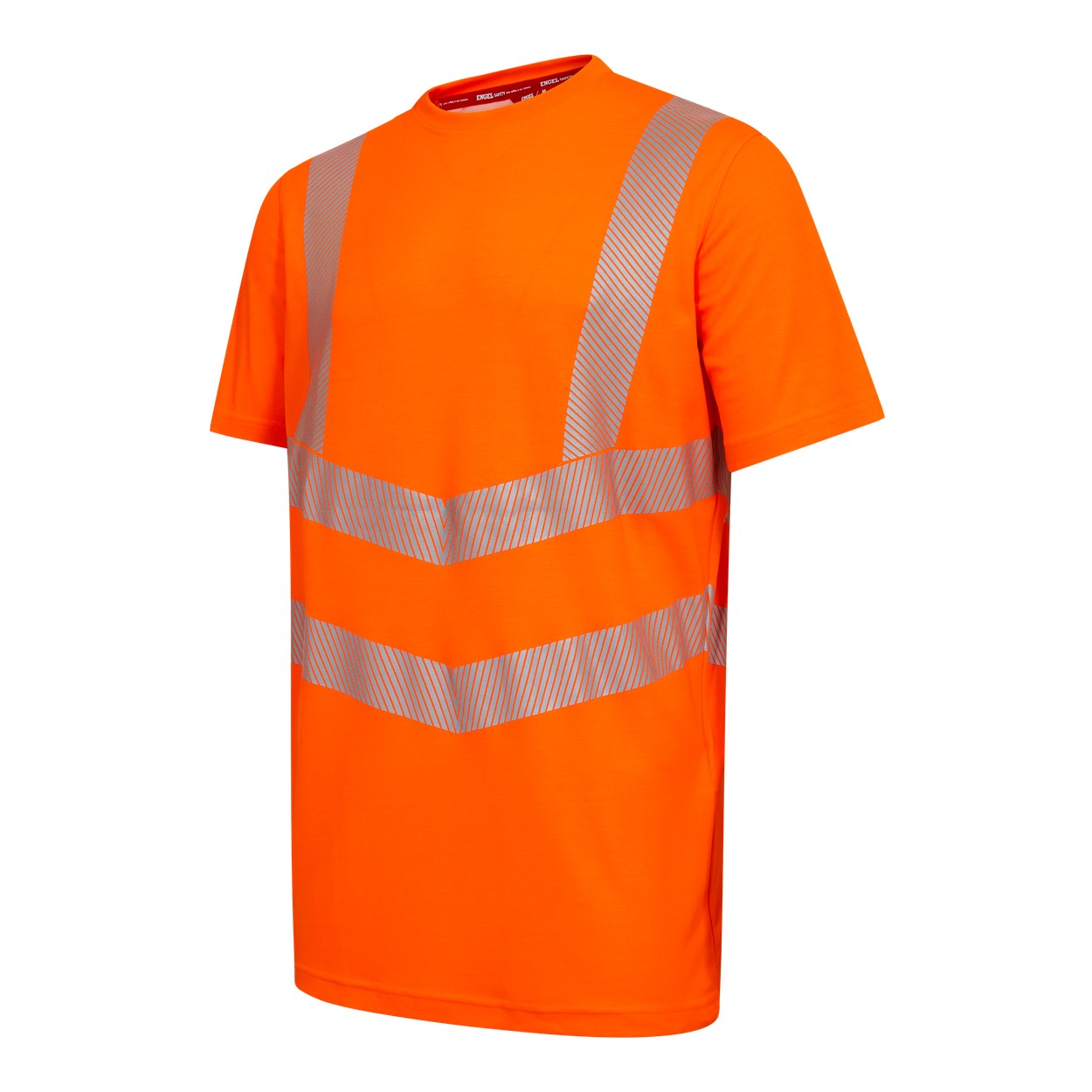 ENGEL Safety T-Shirt in Hi-vis Orange, Größe XS