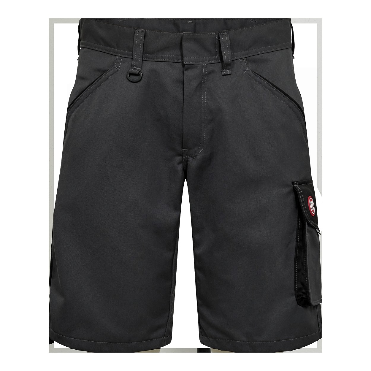 ENGEL Galaxy Light Arbeitsshorts in Anthrazitgrau/Schwarz, Größe 54