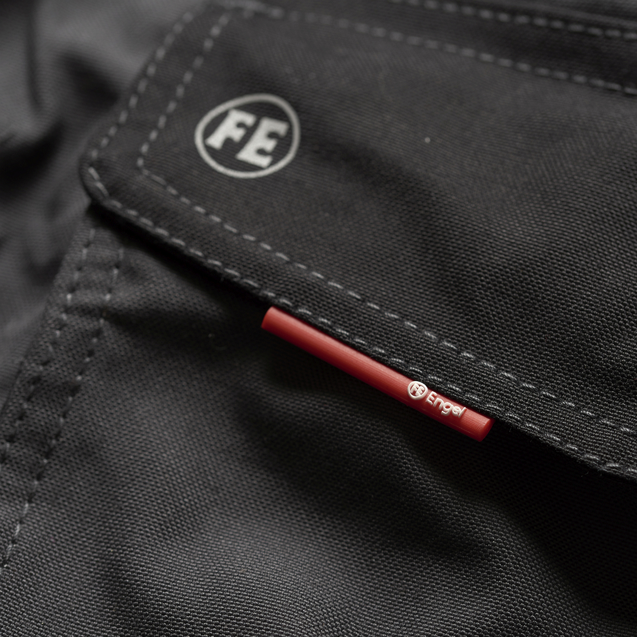 ENGEL Galaxy Arbeitshose in Anthrazitgrau/Schwarz, Größe 106