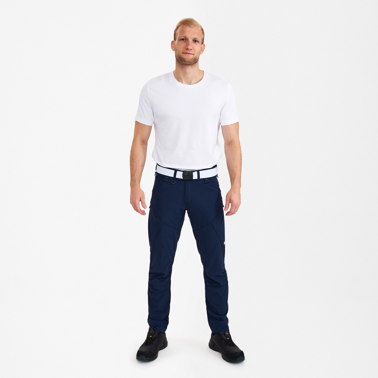 ENGEL Gürtel in Weiss, Größe 130