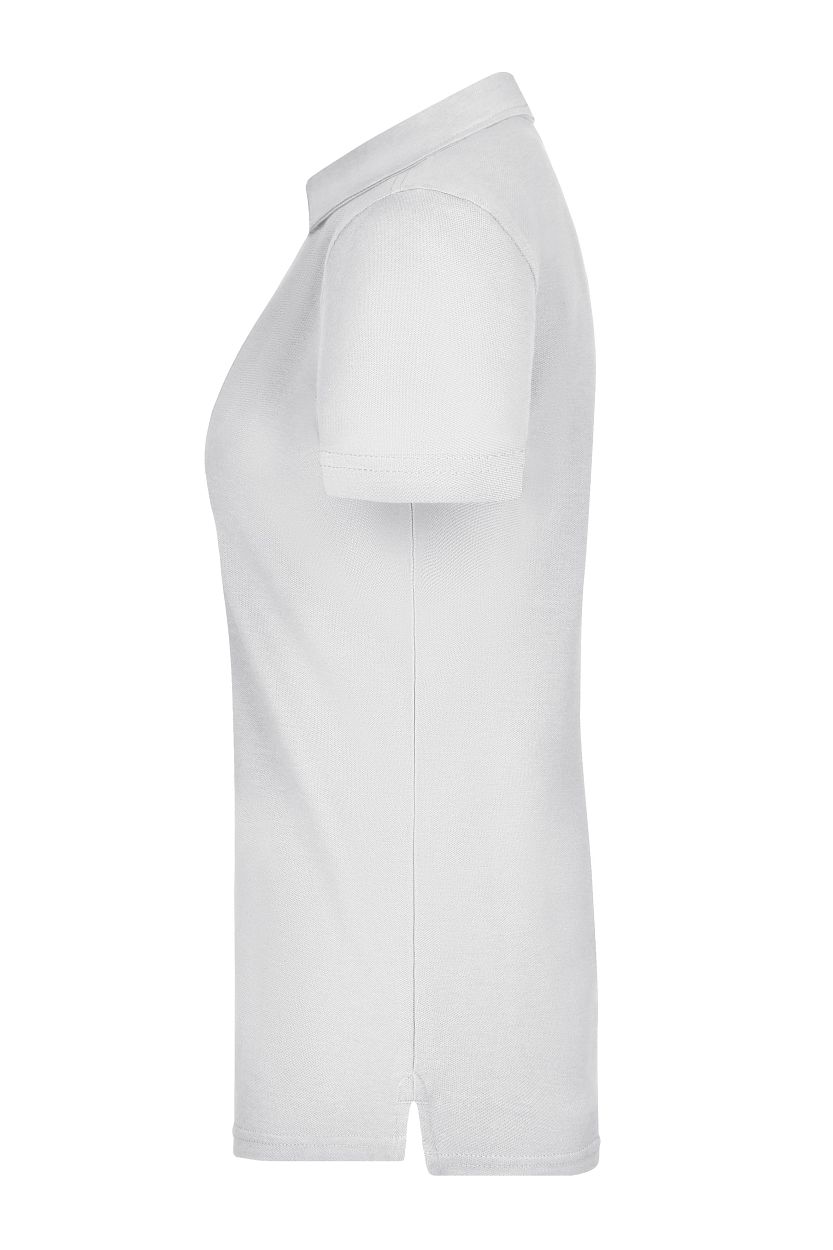 Ladies' Plain Polo "JN969" in White/Navy/White, Größe 2XL - Daiber