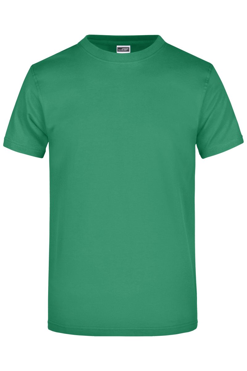 JN002 Round T-Shirt Heavy in Irish-Green, Größe 3XL von James & Nicholson