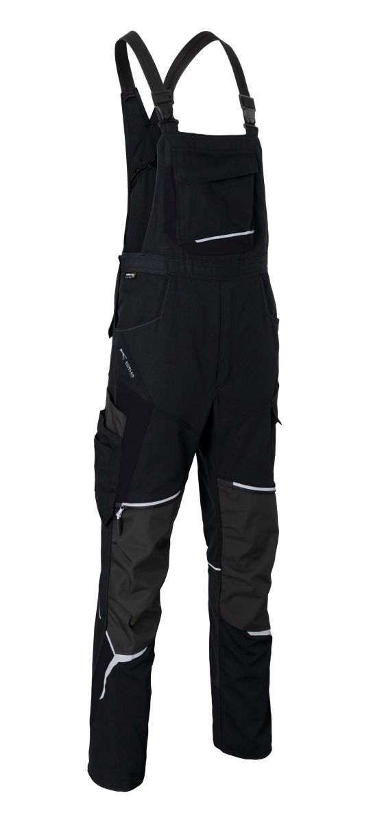 KÜBLER BODYFORCE Latzhose in Schwarz, Größe 31