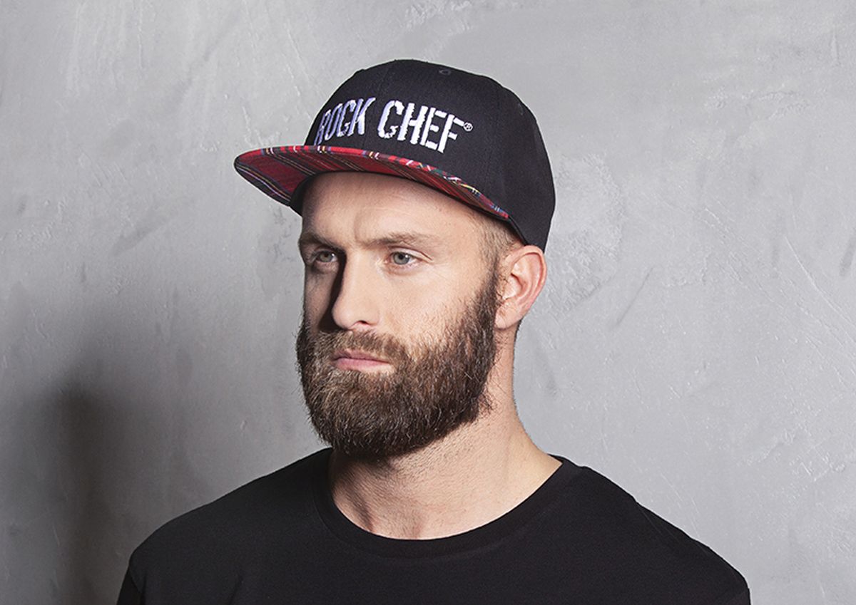 Flat Cap ROCK CHEF®-Stage2 in Schwarz von Karlowsky