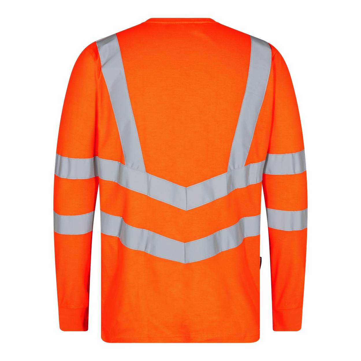 ENGEL Safety Grandad langarm-Shirt in Hi-vis Orange, Größe XS