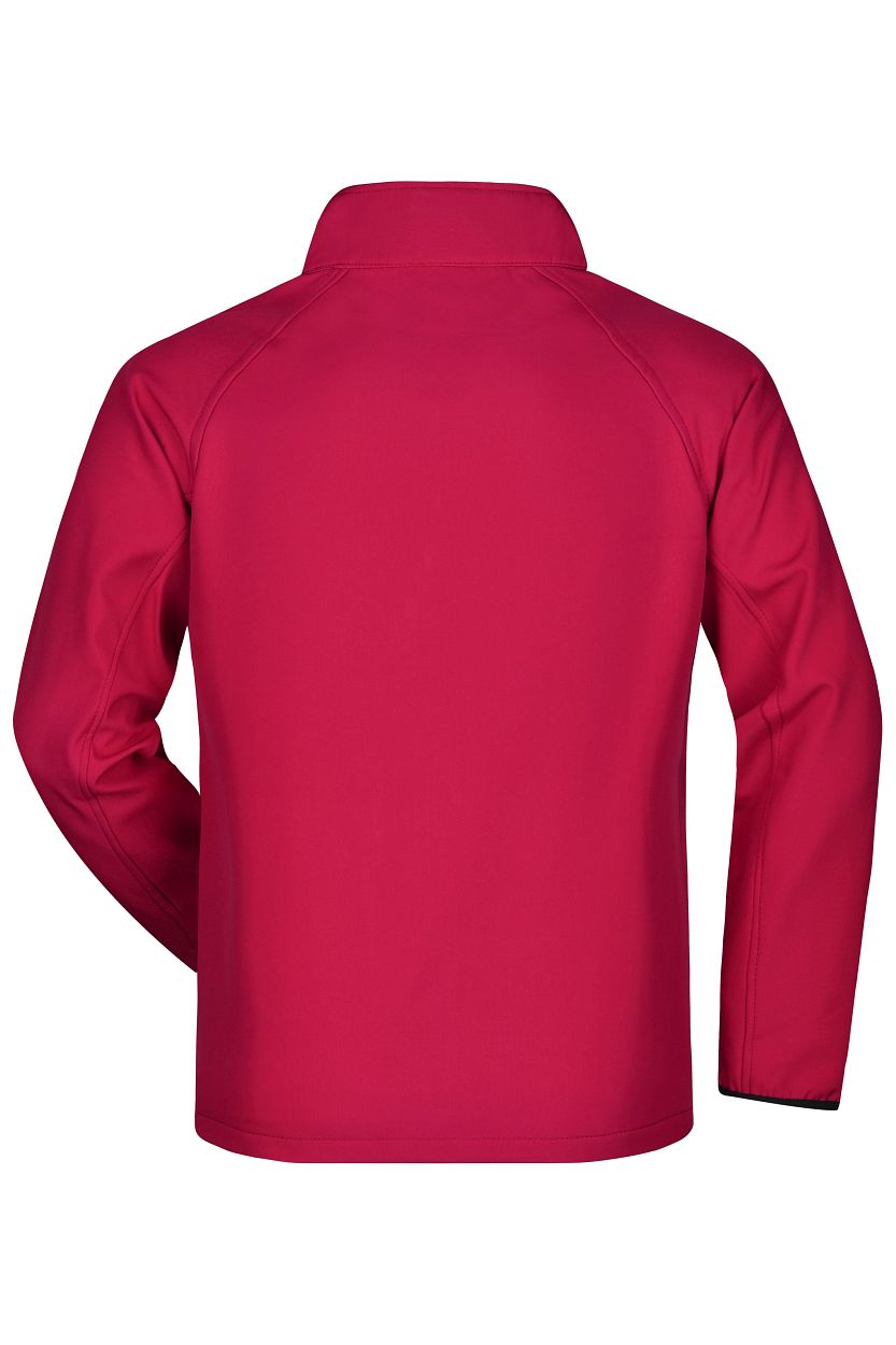 Men's Promo Softshell Jacket "JN1130" in Red/Black, Größe 3XL - Daiber