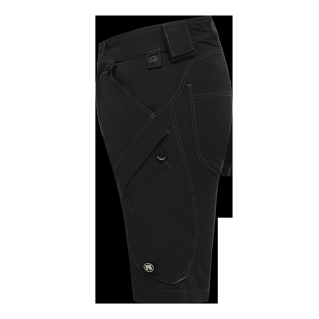 ENGEL X-treme Arbeitsshorts mit 4-Wege-Stretch in Schwarz, Größe 54