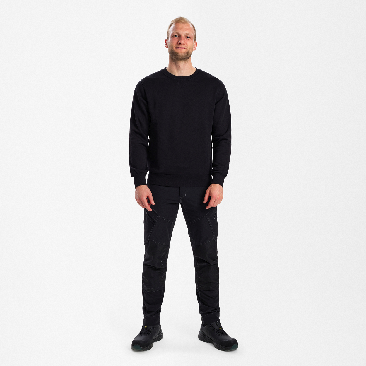 ENGEL Extend Sweatshirt in Schwarz, Größe XS