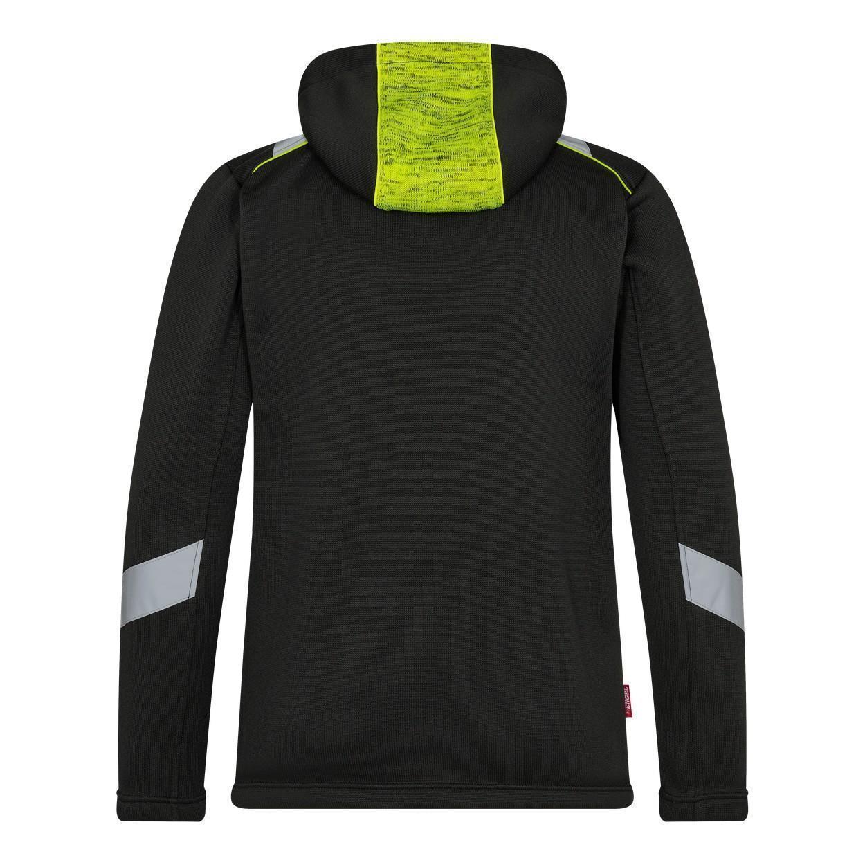 ENGEL Cargo 8870-256 Strickcardigan in Schwarz/Gelb, Größe XS