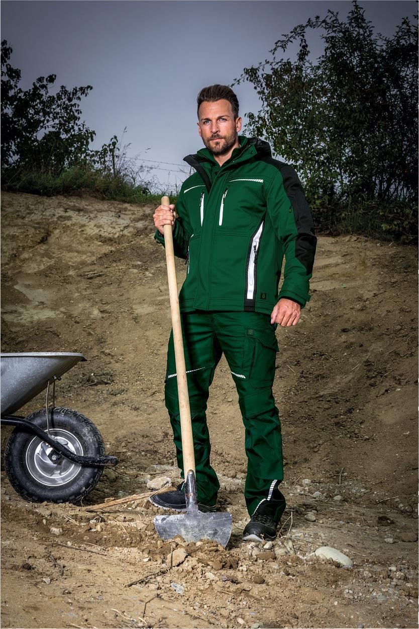 Bundhose Flex Line in Grün-Schwarz, Gr. 98 von Leibwächter
