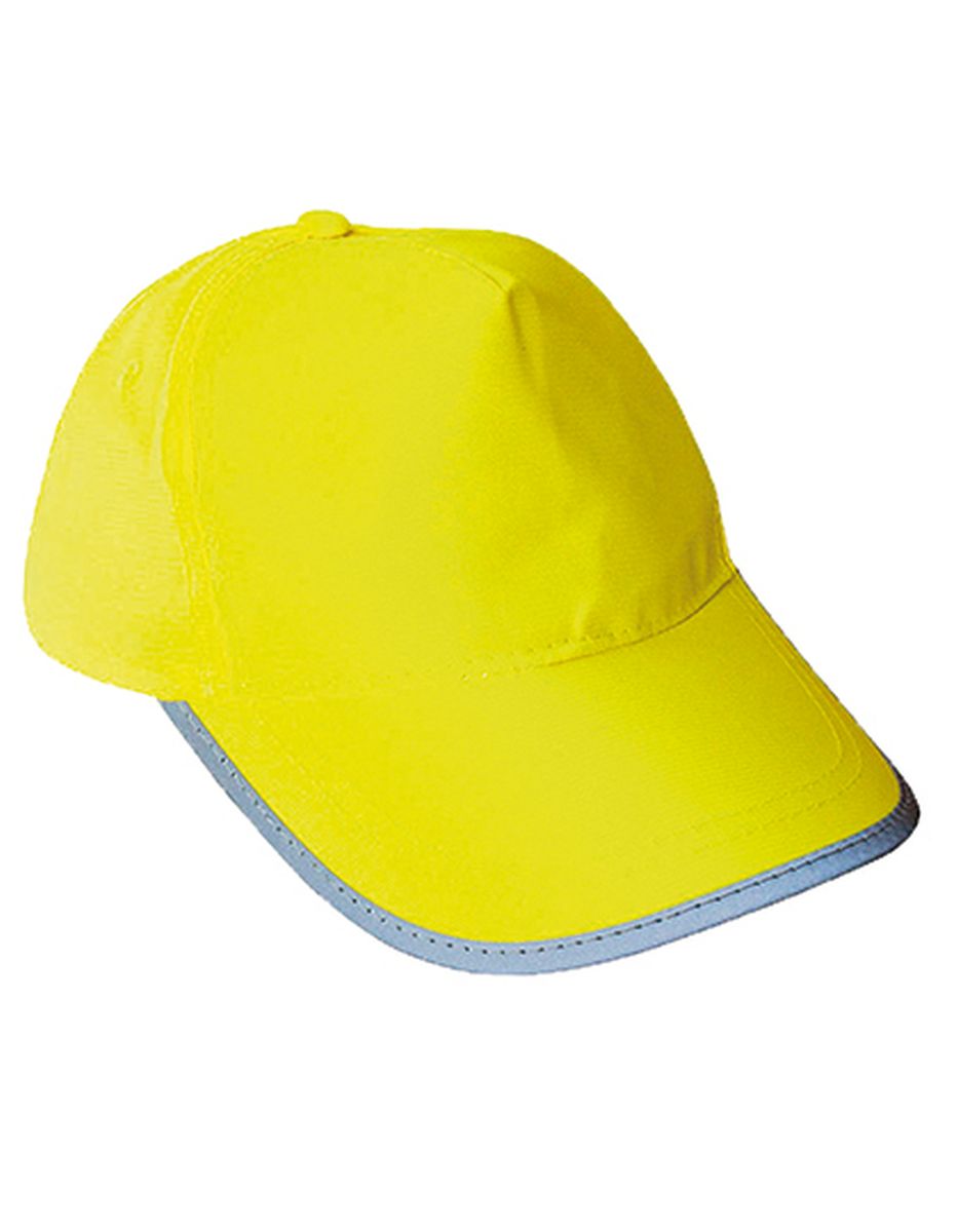 Korntex® Hi-Vis Basic Cap für Erwachsene "Montpellier" in Signal Yellow, Größe One Size