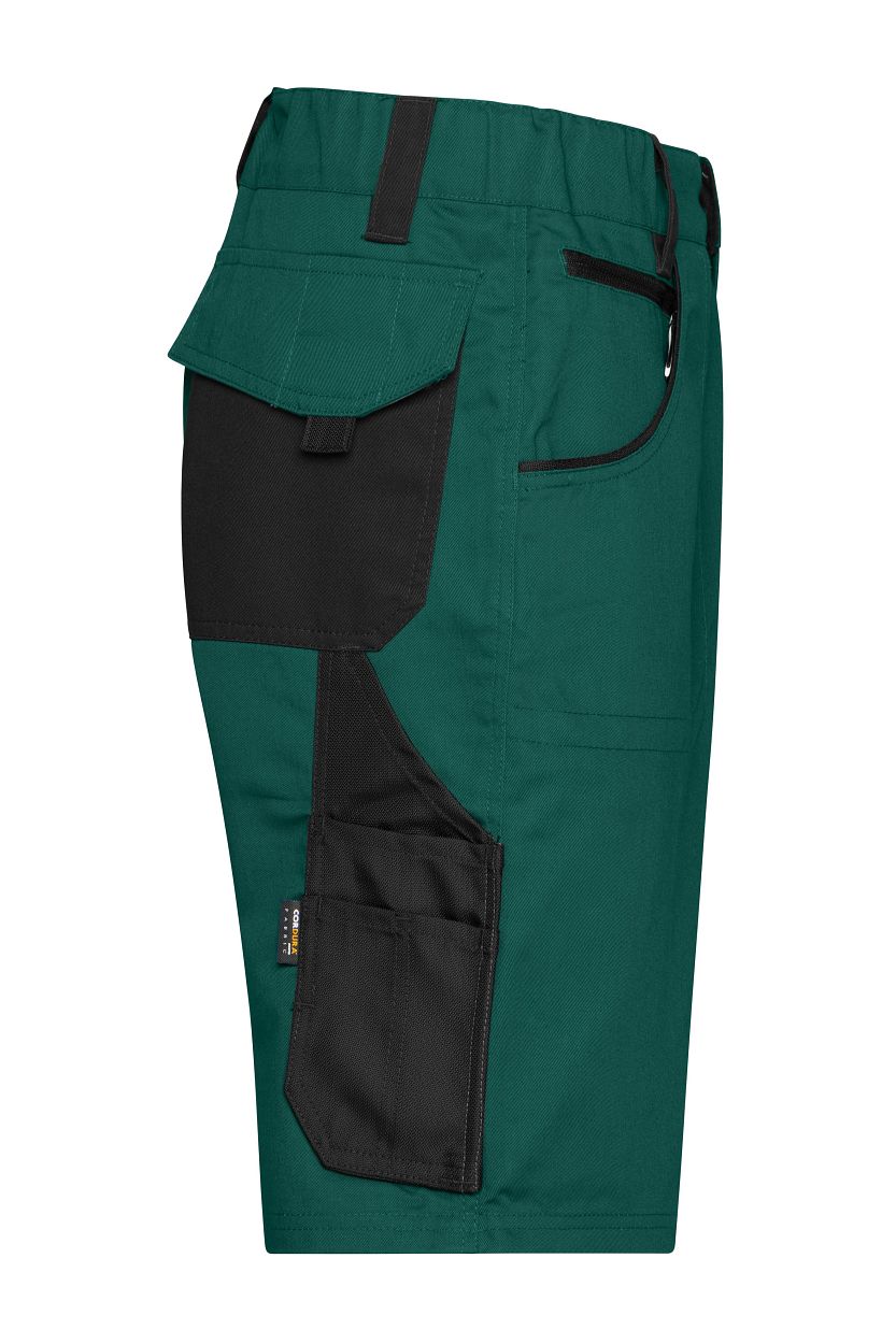 Workwear Bermudas - STRONG - "JN835" in Dark-Green/Black, Größe 62 - Daiber
