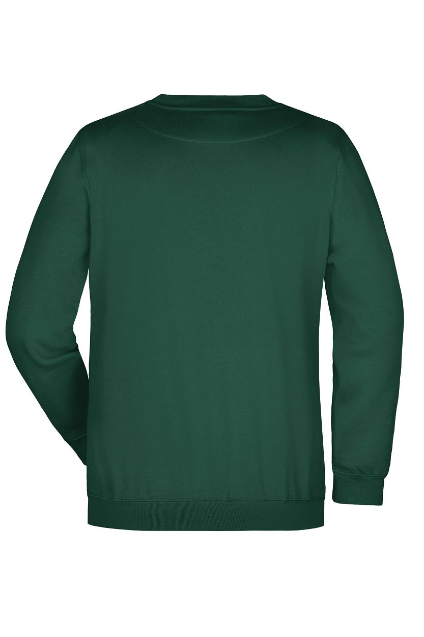 Round-Sweat Heavy "JN040" in Dark-Green, Größe 5XL - Daiber