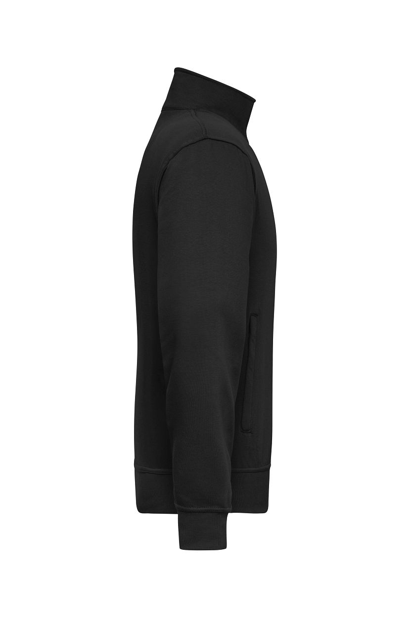 Workwear Sweat Jacket "JN836" in Black, Größe 6XL - Daiber