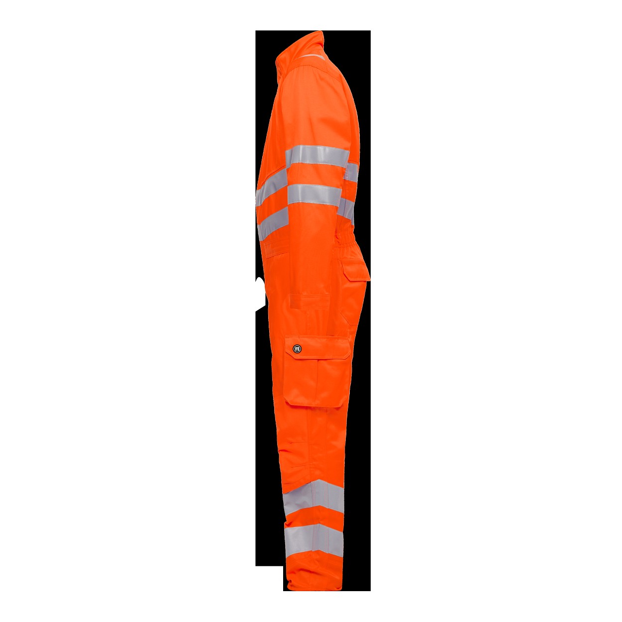 ENGEL Safety Light Overall in Hi-vis Orange, Größe XS