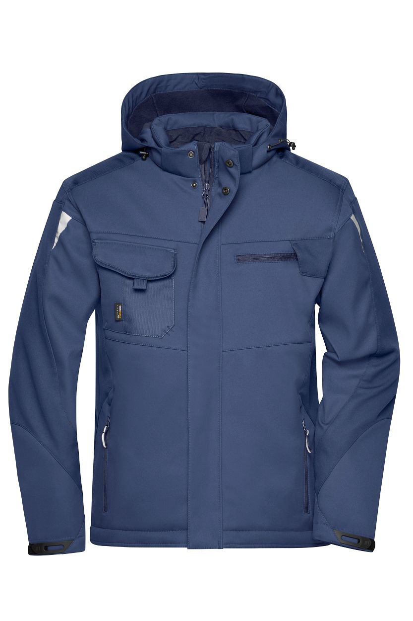 Craftsmen Softshell Jacket - STRONG - "JN824" in Navy/Navy, Größe 6XL - Daiber