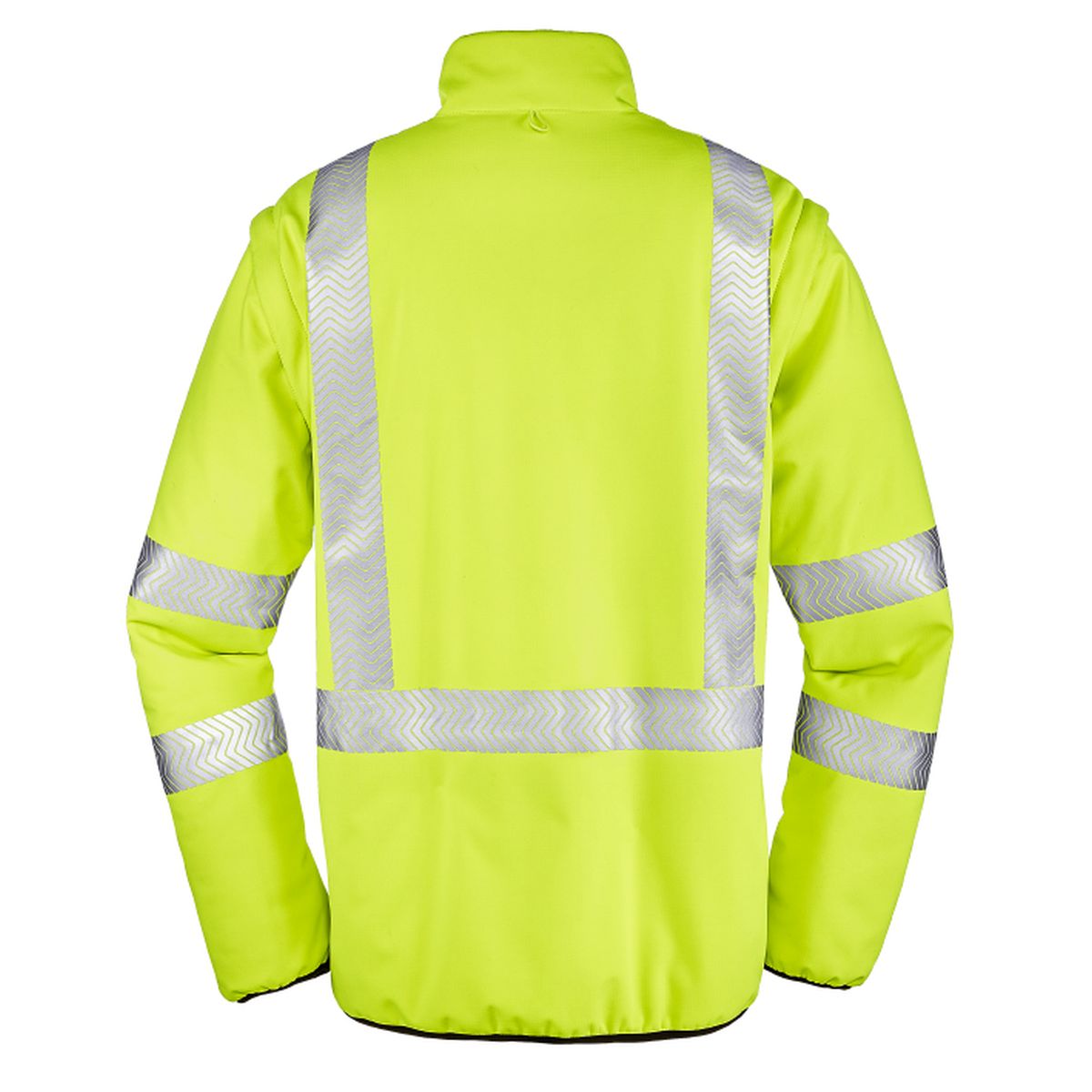 4PROTECT® Warnschutz-Softshellwendejacke RENO in Gelb, Größe 6XL