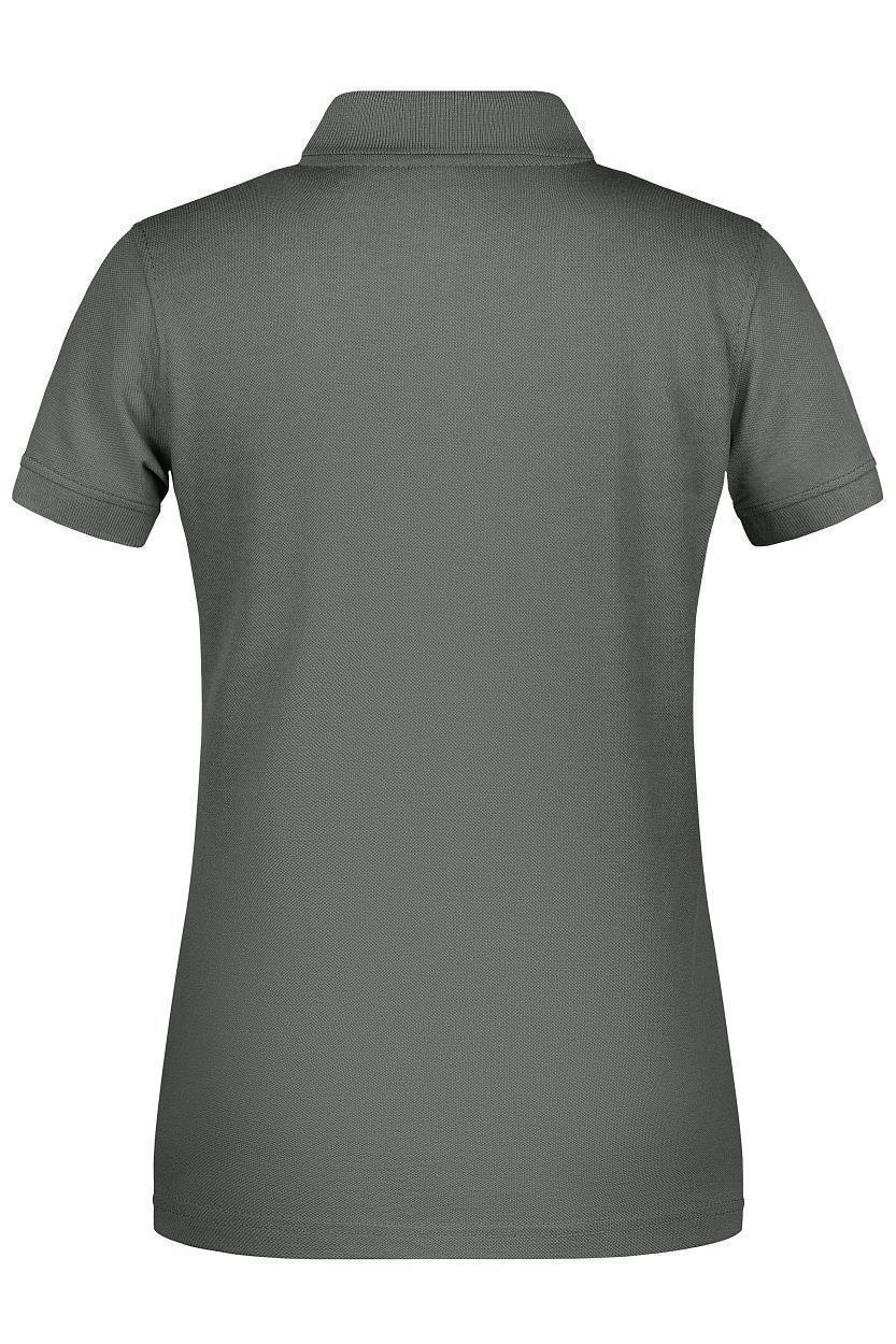 Ladies' ORGANIC Workwear Polo OCS Blended "JN873" in Dark-Grey, Größe 4XL - Daiber