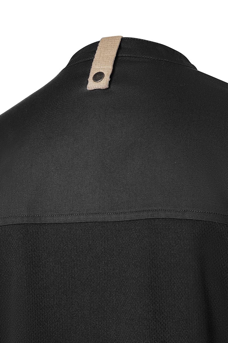 Kurzarm Damenkochjacke Green-Generation Größe 58 in Schwarz von Karlowsky