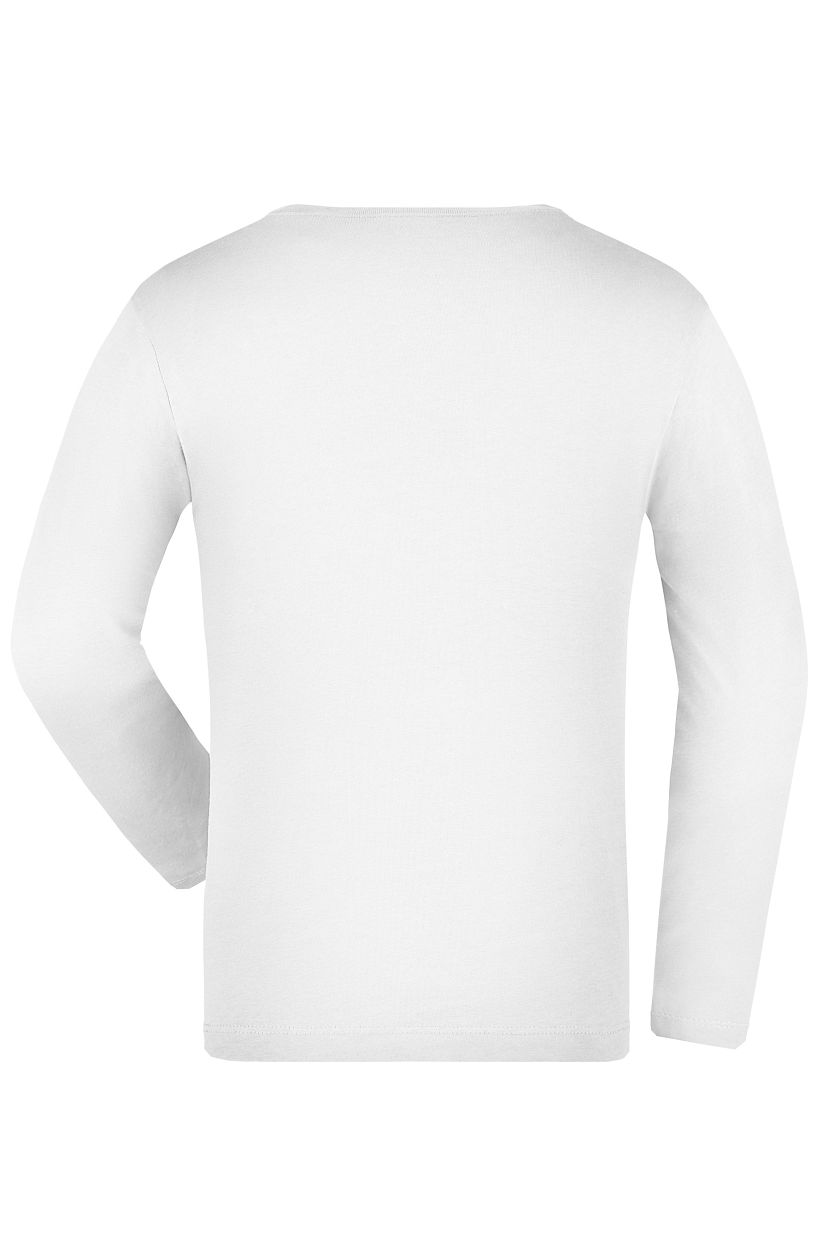 Junior Shirt Long-Sleeved Medium "JN913K" in White, Größe 2XL - Daiber