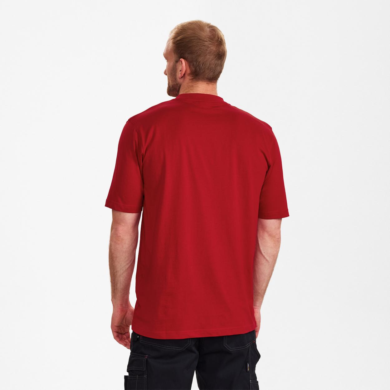 ENGEL Extend Baumwolle T-shirt in Tomato Red, Größe XS