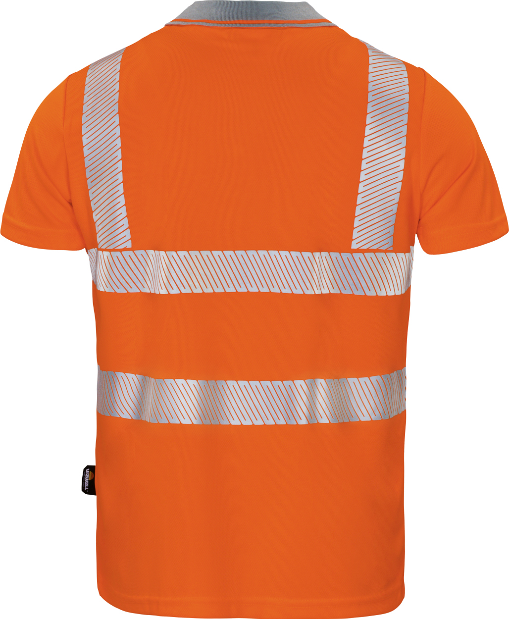 Warnschutz-Poloshirt leuchtorange in Gr. XXL von Vizwell