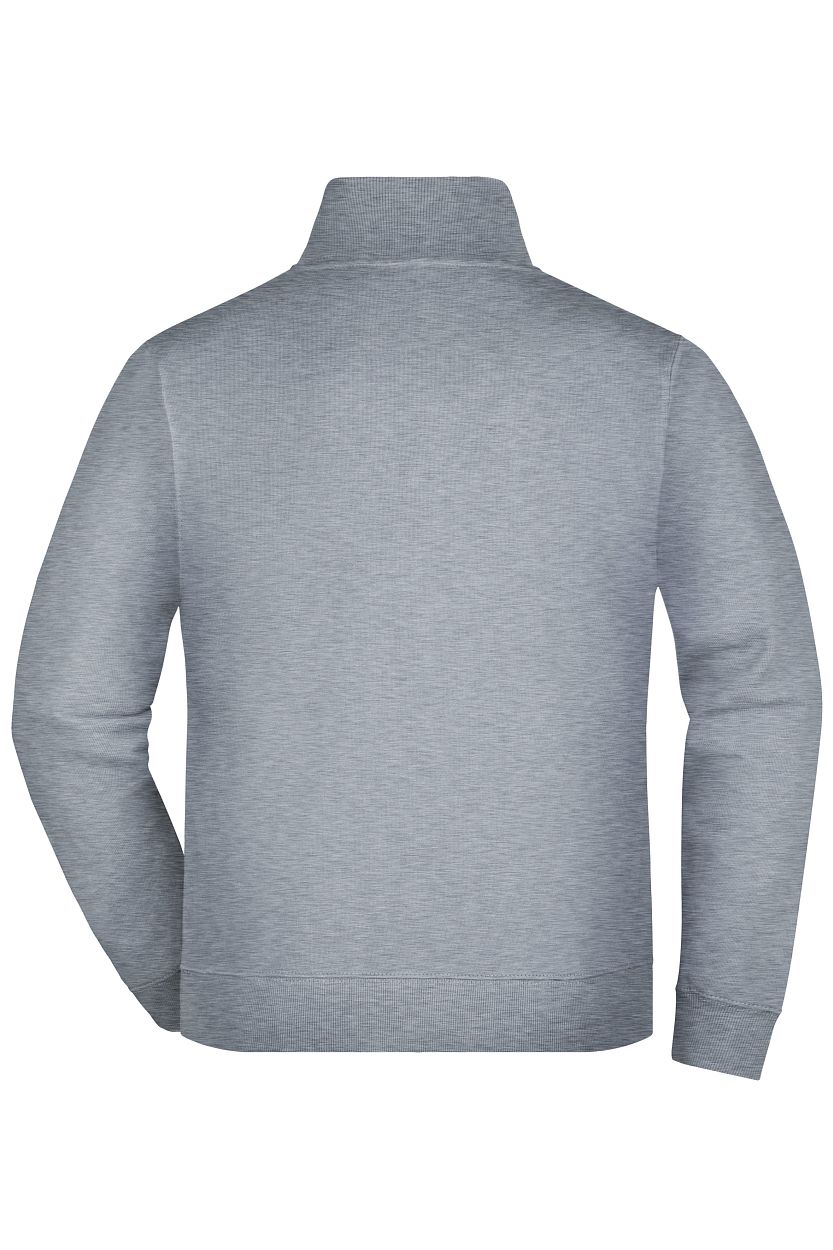 Sweat Jacket "JN058" in Grey-Heather, Größe 3XL - Daiber