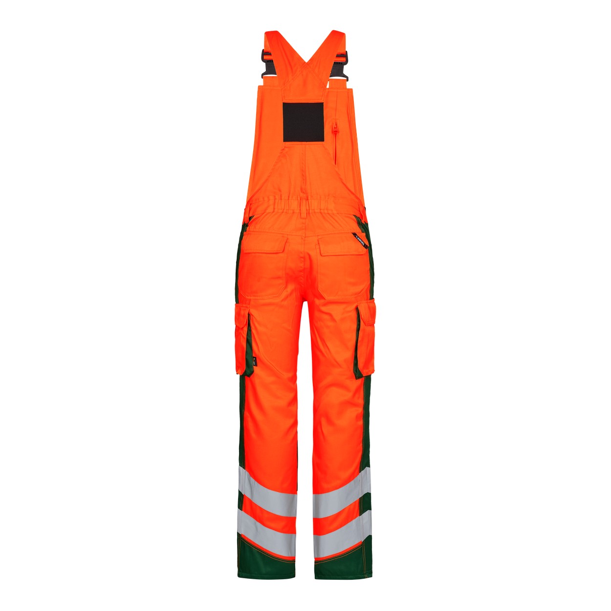 ENGEL Safety Light Latzhose in Orange/Grün, Größe 106