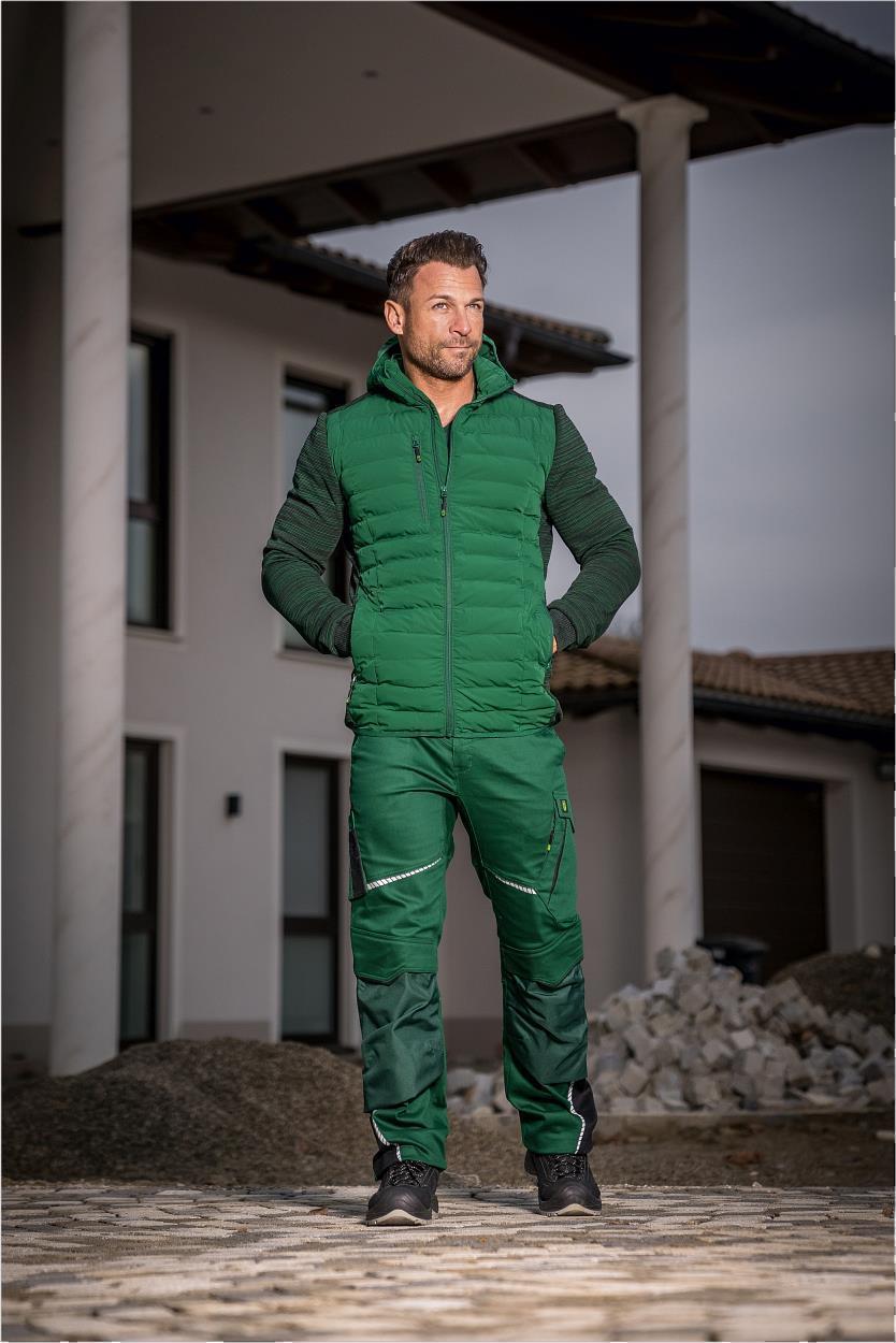 Bundhose Flex Line in Grün-Schwarz, Gr. 98 von Leibwächter