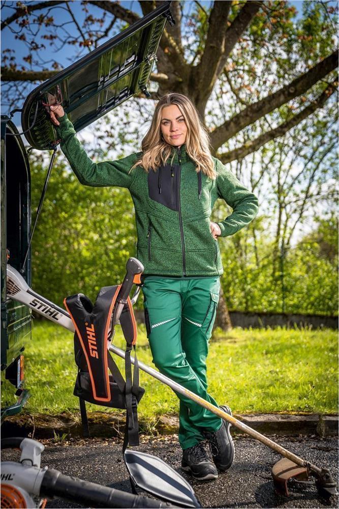 Strickjacke Casual Line Unisex Grün CASTJ, Gr. 2XL von Leibwächter