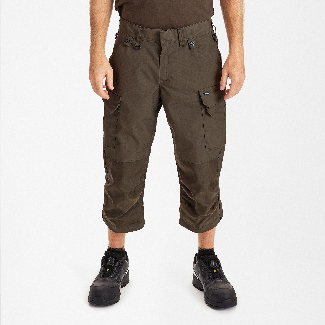 ENGEL Entire 3/4-Hose mit Stretch in Forest Green, Größe 54