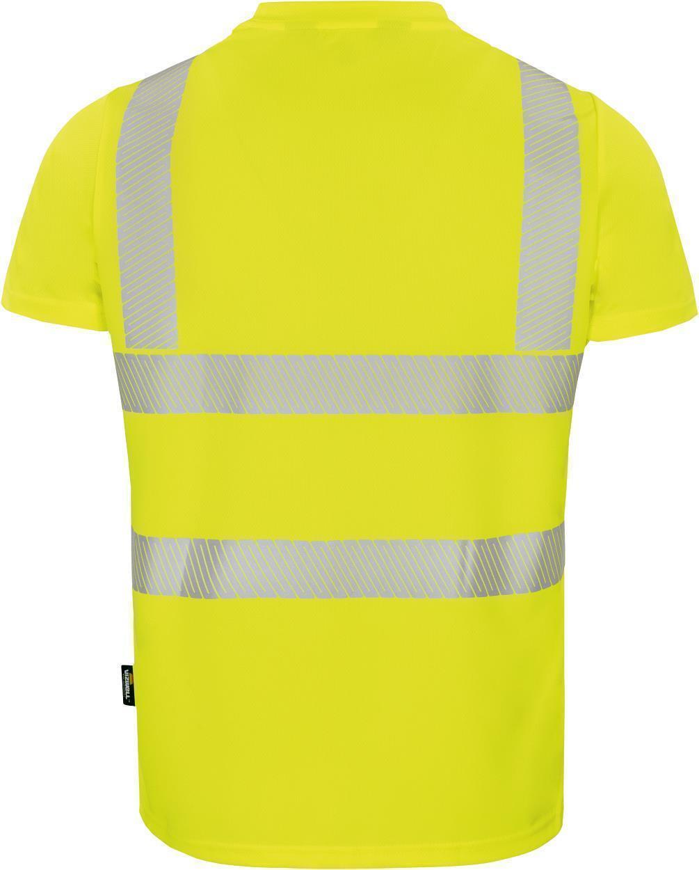 Warnschutz-T-Shirt leuchtgelb in Gr. XXL von Vizwell