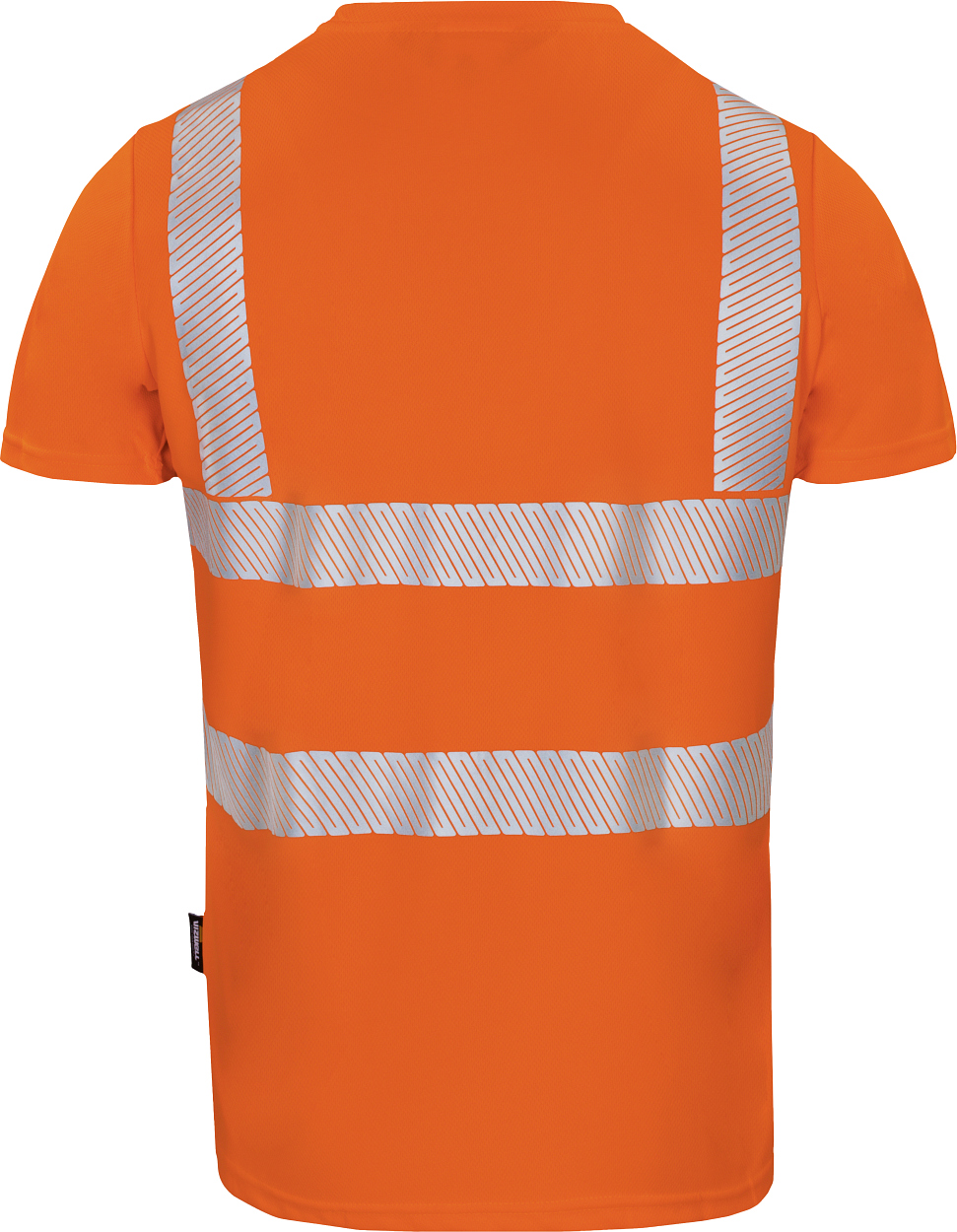 Warnschutz-T-Shirt leuchtorange in Gr. XXL von Vizwell