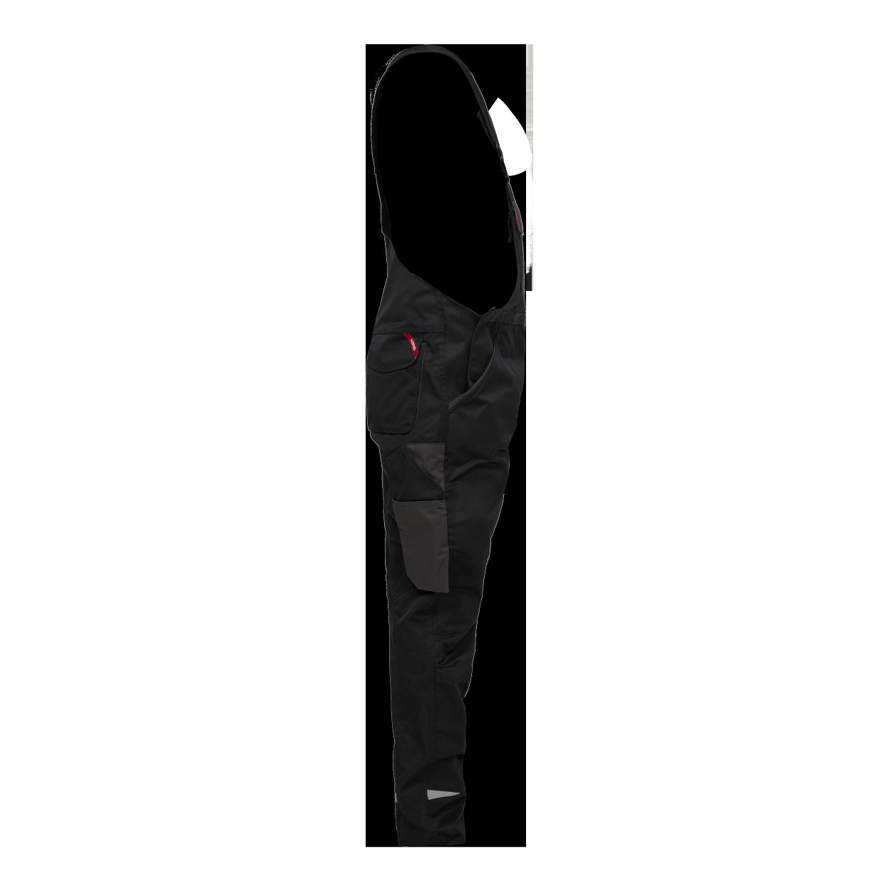 ENGEL Galaxy Light Latzhose in Schwarz/Anthrazit Grau, Größe 106