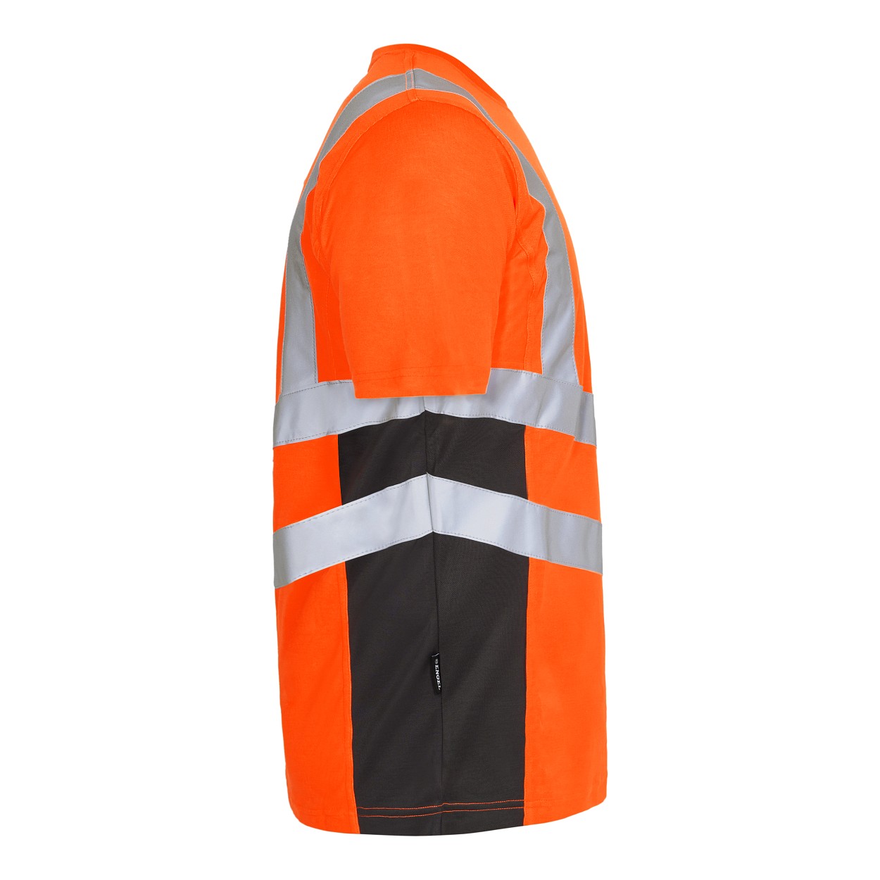 ENGEL Safety T-Shirt in Orange/Anthrazit Grau, Größe XS