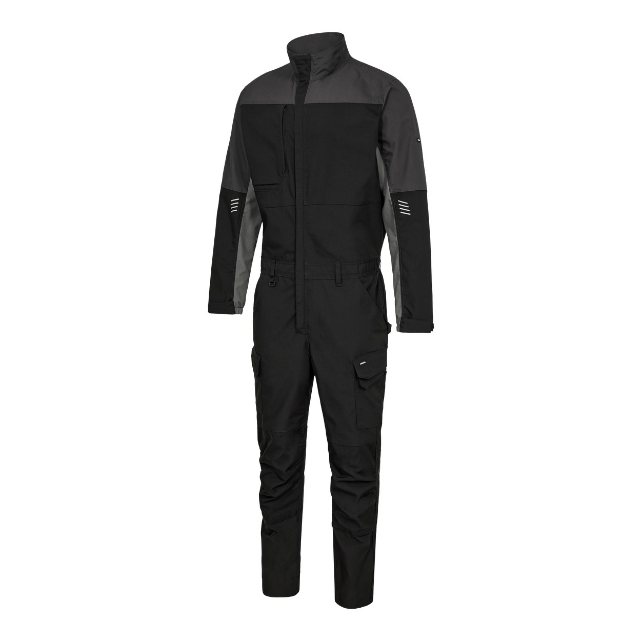 ENGEL Entire Overall mit 2-Wege-Stretch in Schwarz/Anthrazit Grau, Größe XS