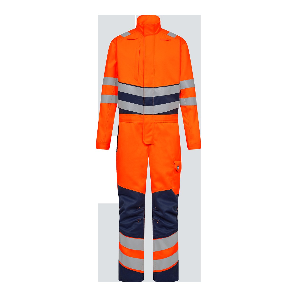 ENGEL Safety+ Overall in Orange/Blue ink, Größe XS