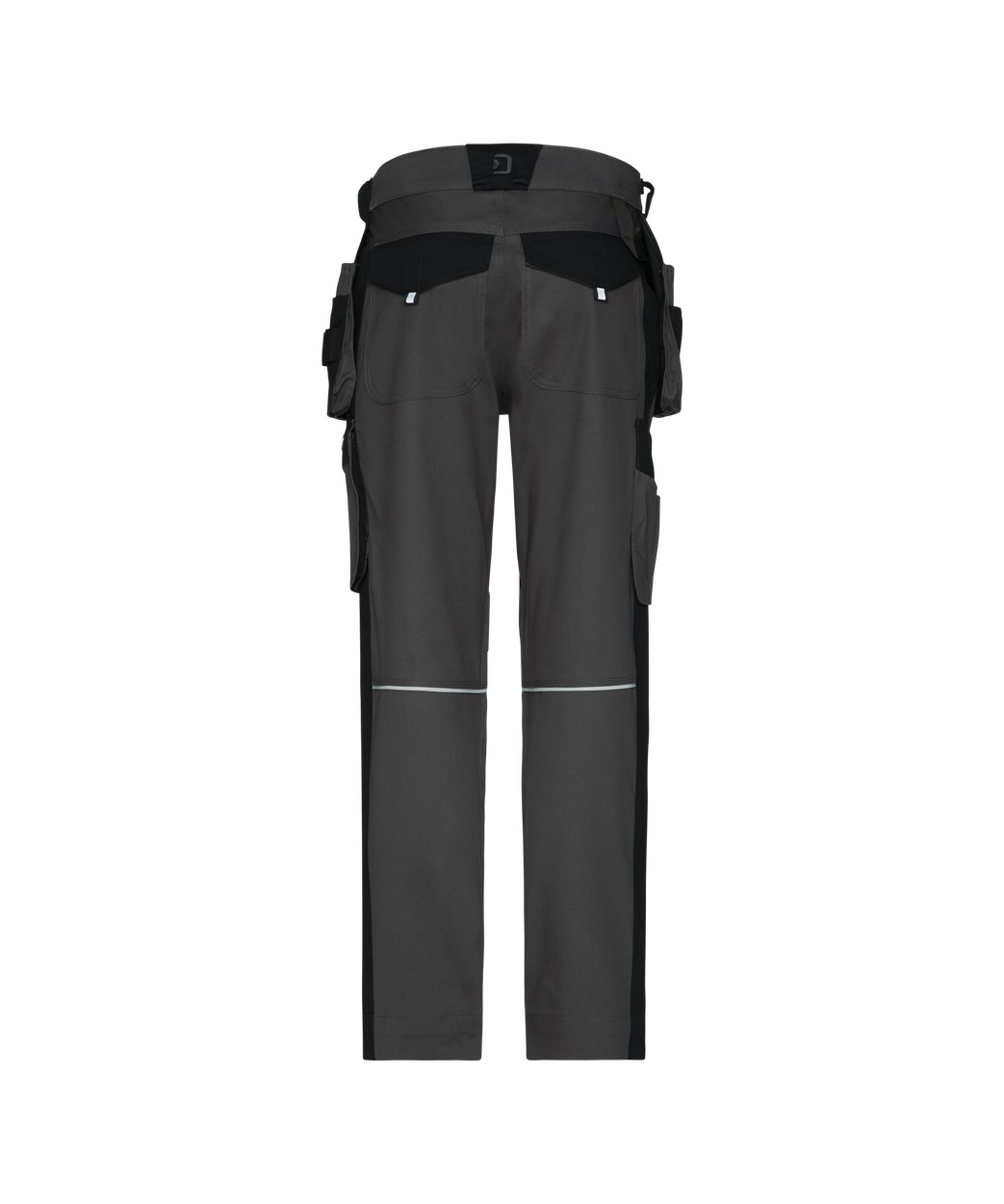 Arbeitshose mit Holstertaschen und Kniepolstertaschen "DASSY® Rossi" in ANTHRAZITGRAU/SCHWARZ, Größe 60 - langer Schritt PESCOPOS41