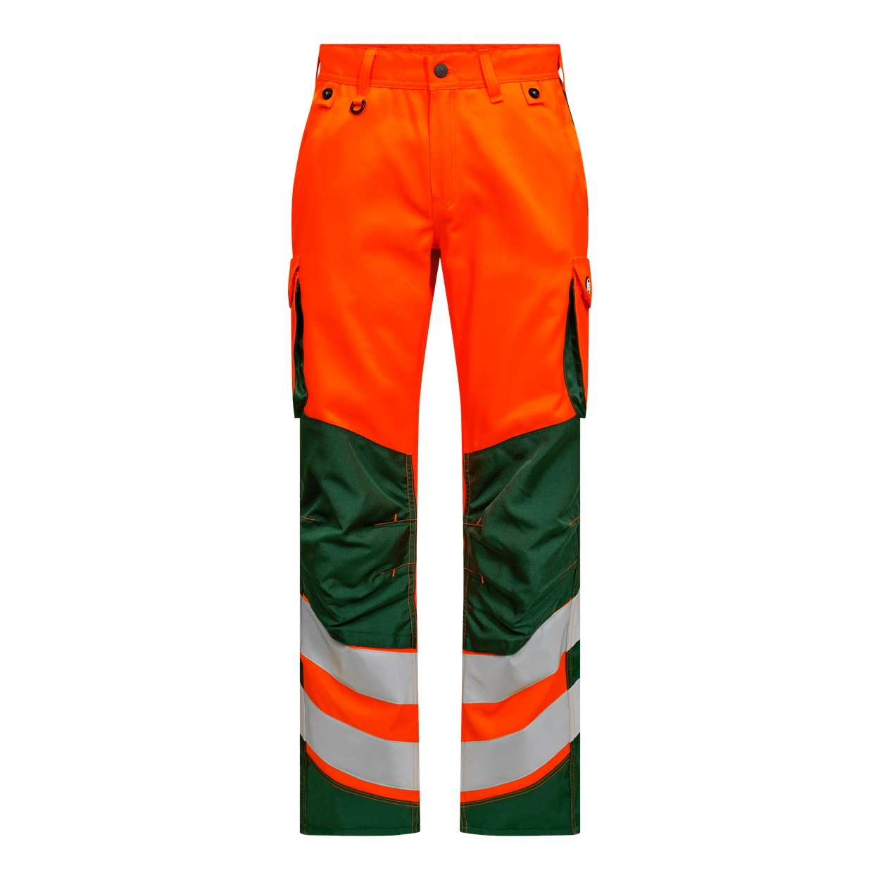 ENGEL Safety Light Arbeitshose in Orange/Grün, Größe 106
