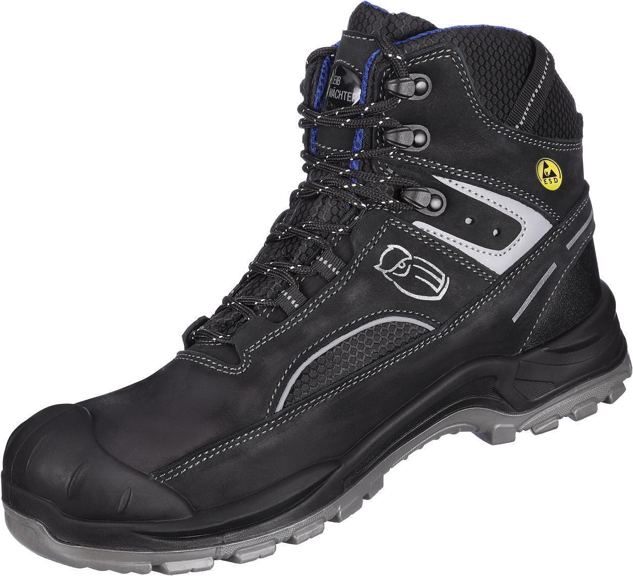 Stiefel niedrig L6128 Wien in Schwarz, Gr. 47 von Leibwächter