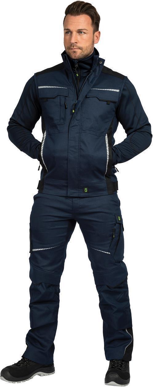 Weste FLEXV30 Flex Line in Marine/Schwarz, Gr. 7XL von Leibwächter