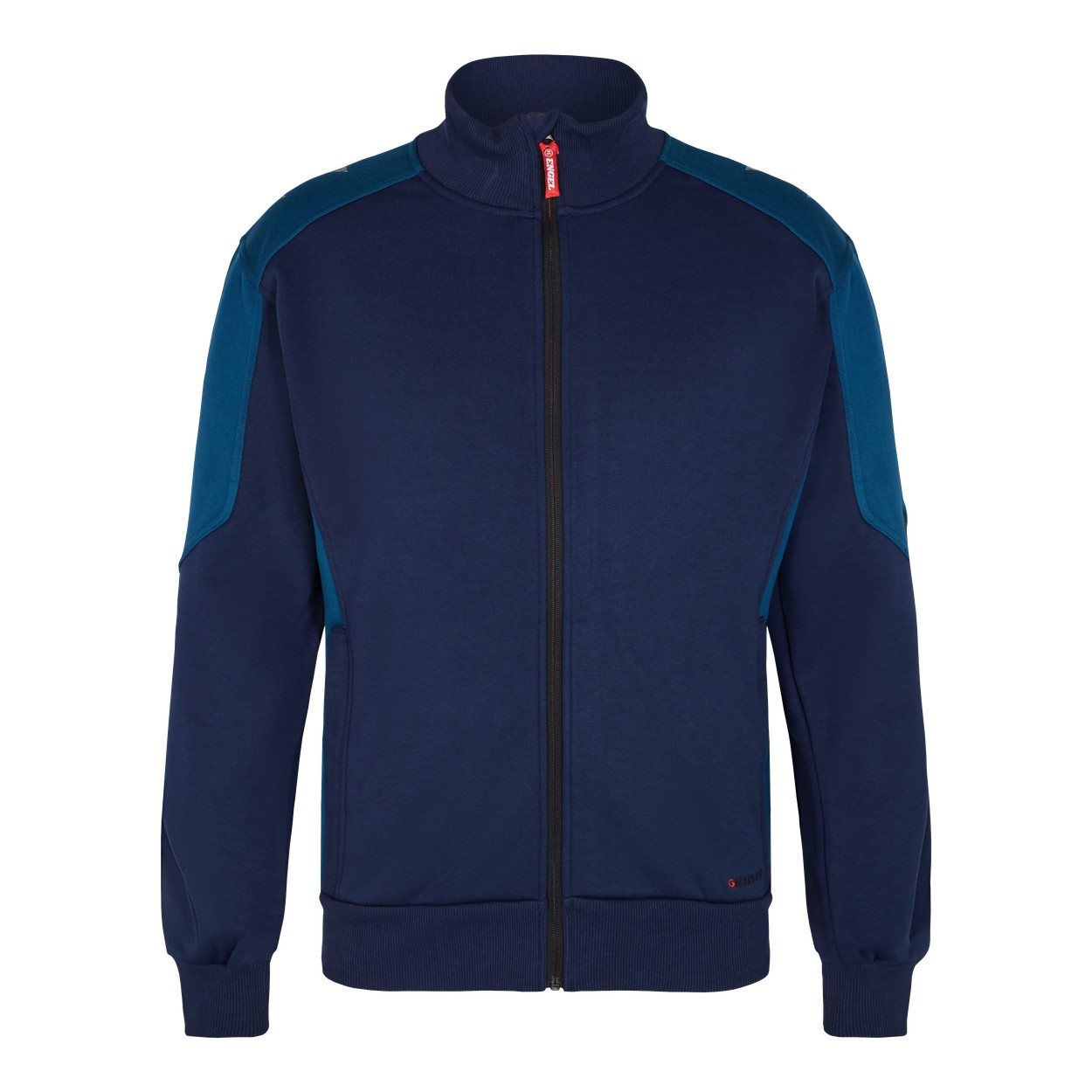 ENGEL Galaxy Sweatcardigan mit Kragen in Blue Ink/Dark Petrol, Größe XS
