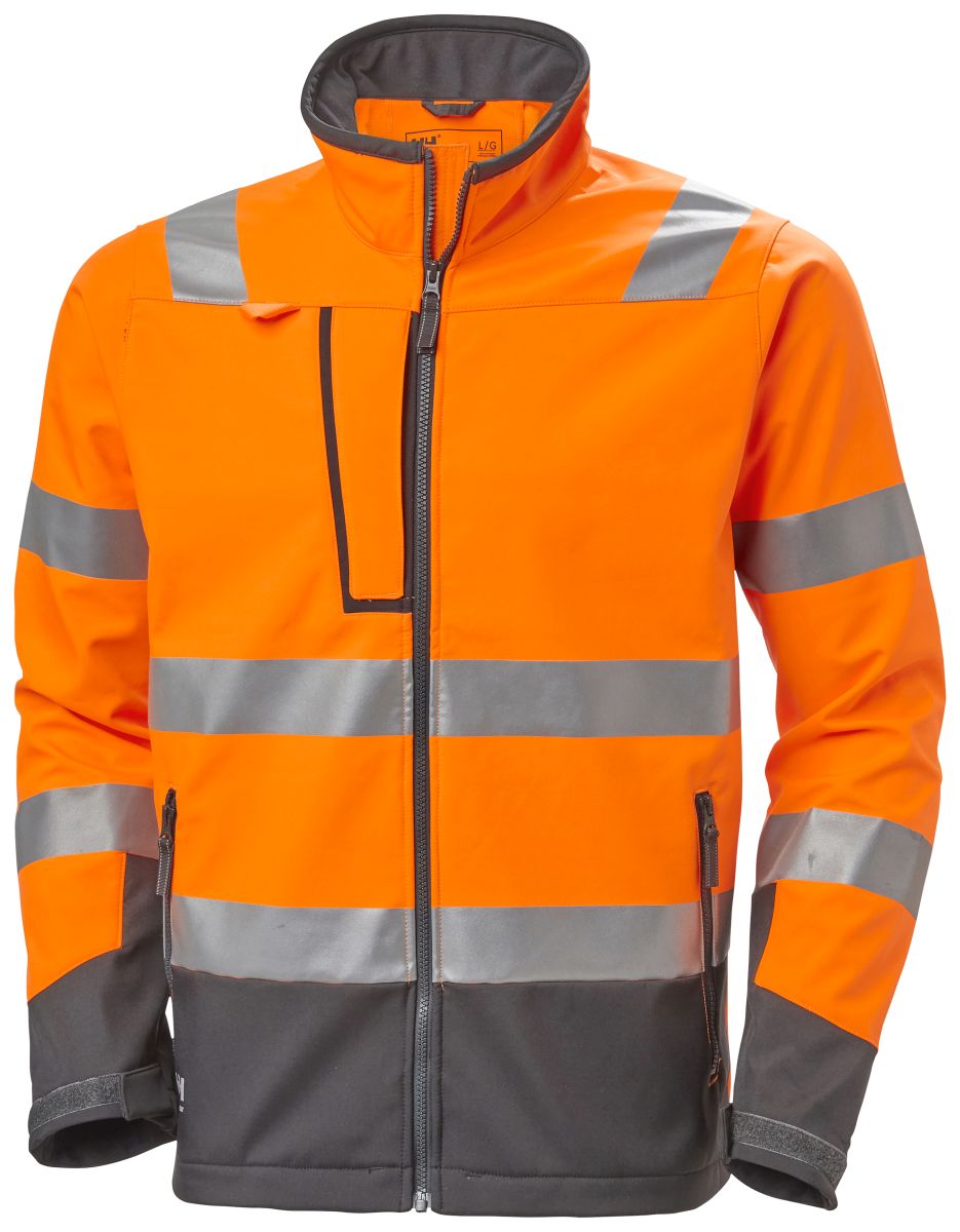 Hi-Vis Softshelljacke Alna 2.0 in Orange, Größe 3XL von Helly Hansen Workwear