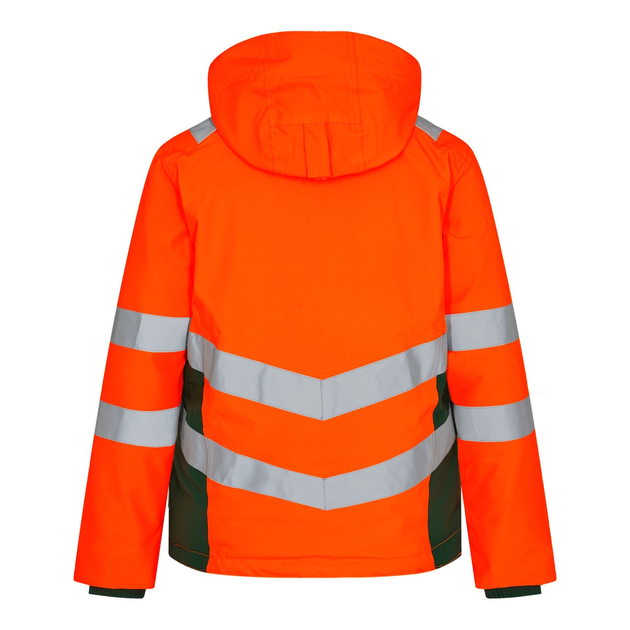 ENGEL Safety Damen Winterjacke in Orange/Grün, Größe XS