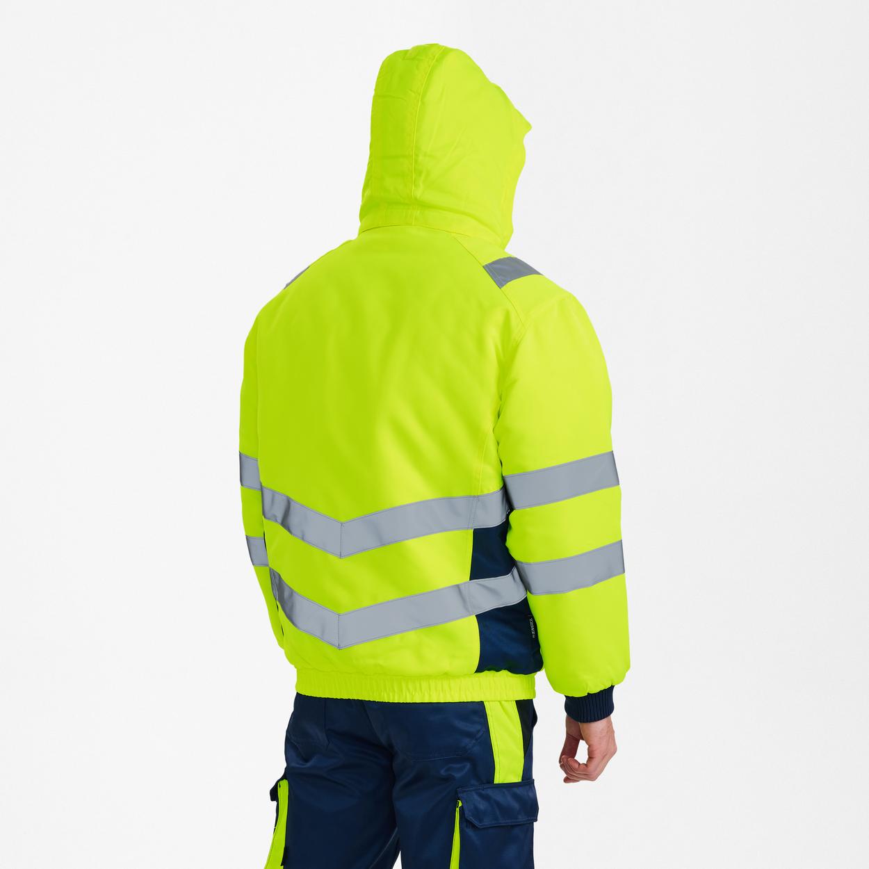 ENGEL Safety Pilotjacke in Gelb/Blue Ink, Größe XS